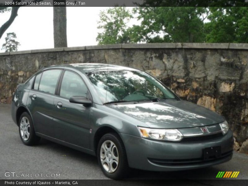 Storm Grey / Tan 2004 Saturn ION 2 Sedan