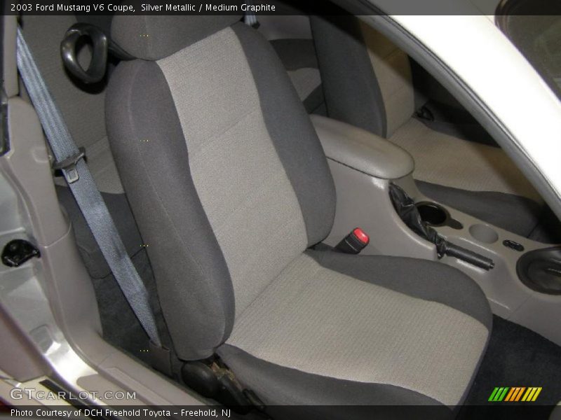 Silver Metallic / Medium Graphite 2003 Ford Mustang V6 Coupe