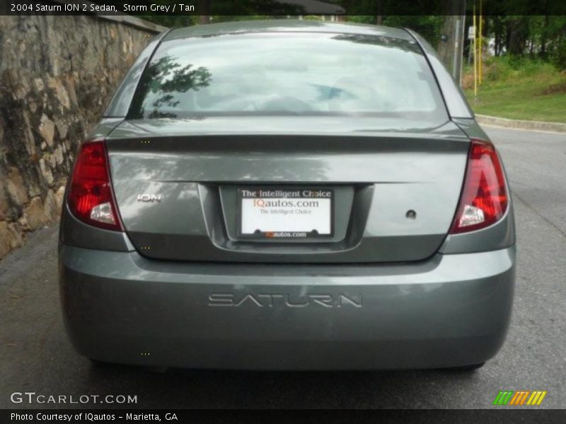 Storm Grey / Tan 2004 Saturn ION 2 Sedan