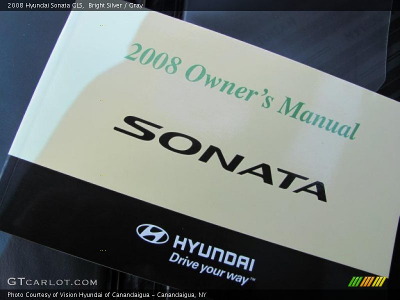 Bright Silver / Gray 2008 Hyundai Sonata GLS