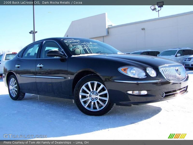 Dark Mocha Metallic / Cocoa 2008 Buick LaCrosse CXS