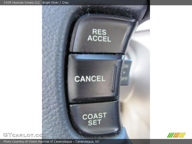 Bright Silver / Gray 2008 Hyundai Sonata GLS