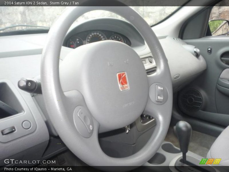 Storm Grey / Tan 2004 Saturn ION 2 Sedan