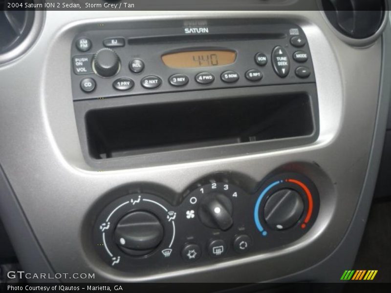 Storm Grey / Tan 2004 Saturn ION 2 Sedan