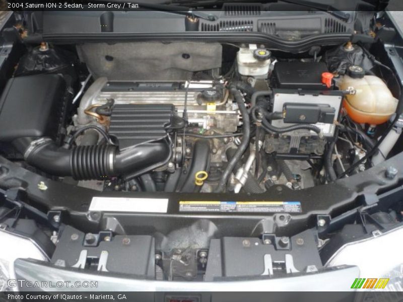 Storm Grey / Tan 2004 Saturn ION 2 Sedan