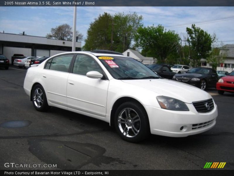 2005 Nissan altima satin white pearl #1