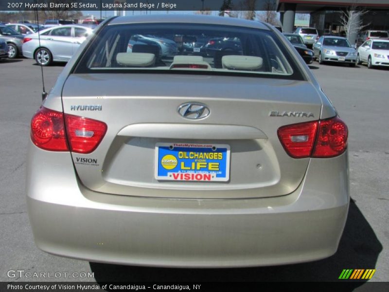 Laguna Sand Beige / Beige 2007 Hyundai Elantra SE Sedan