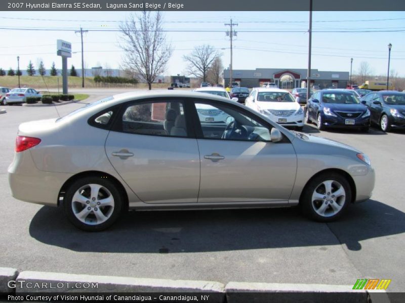 Laguna Sand Beige / Beige 2007 Hyundai Elantra SE Sedan