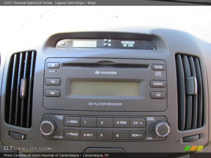 Laguna Sand Beige / Beige 2007 Hyundai Elantra SE Sedan