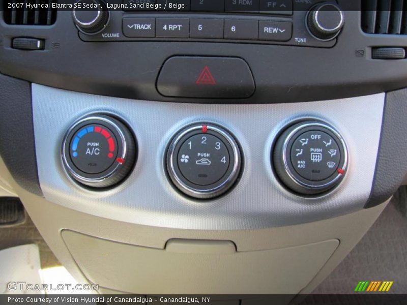 Laguna Sand Beige / Beige 2007 Hyundai Elantra SE Sedan