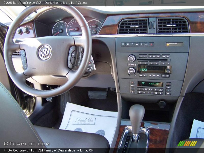 Dark Mocha Metallic / Cocoa 2008 Buick LaCrosse CXS