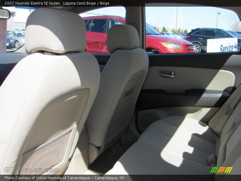 Laguna Sand Beige / Beige 2007 Hyundai Elantra SE Sedan