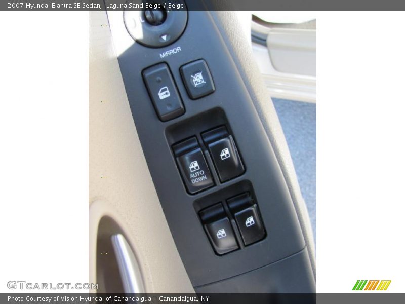Laguna Sand Beige / Beige 2007 Hyundai Elantra SE Sedan