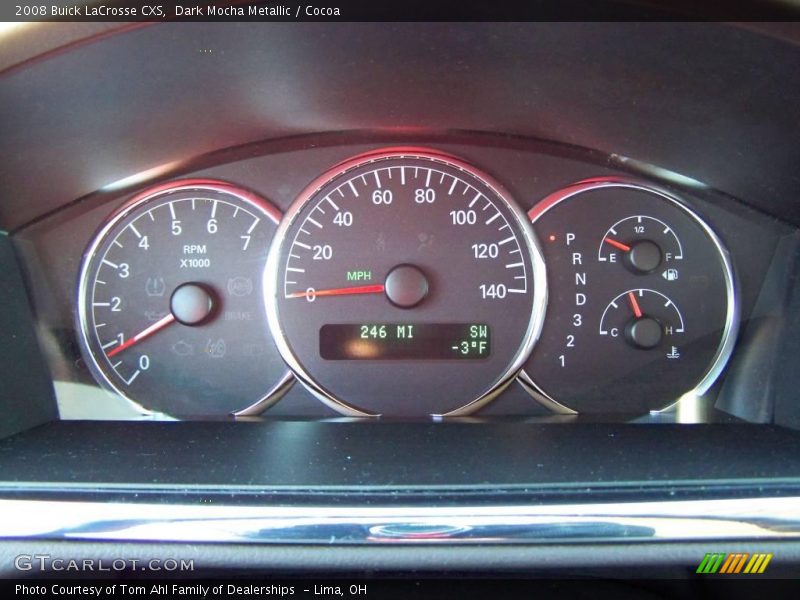 Dark Mocha Metallic / Cocoa 2008 Buick LaCrosse CXS