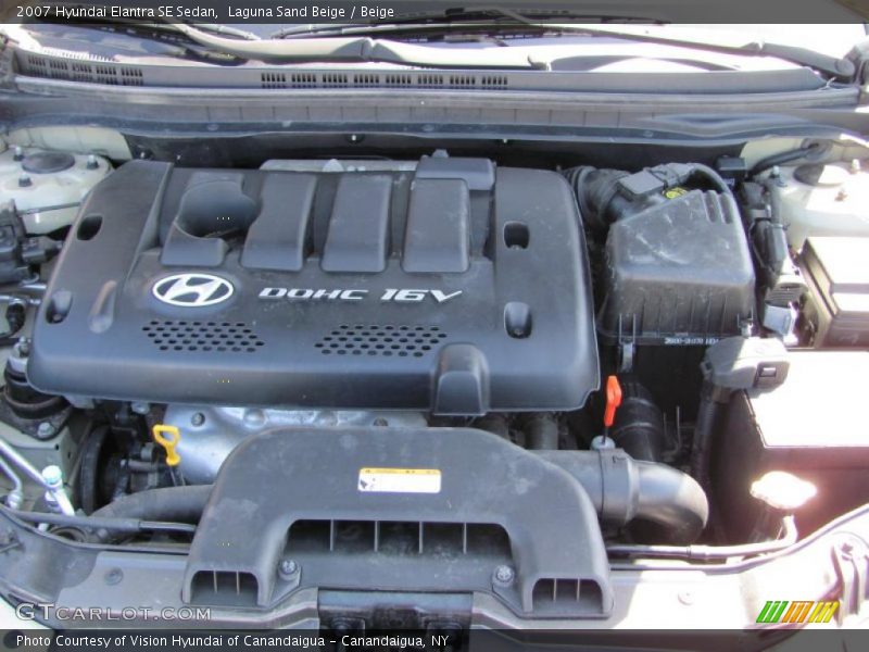Laguna Sand Beige / Beige 2007 Hyundai Elantra SE Sedan