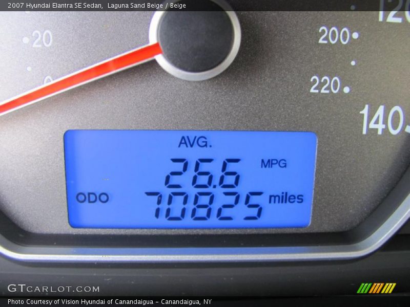 Laguna Sand Beige / Beige 2007 Hyundai Elantra SE Sedan
