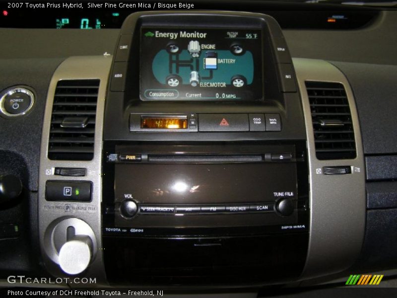 Silver Pine Green Mica / Bisque Beige 2007 Toyota Prius Hybrid