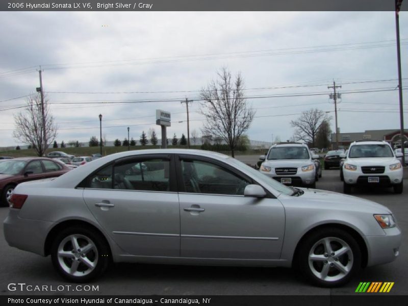 Bright Silver / Gray 2006 Hyundai Sonata LX V6