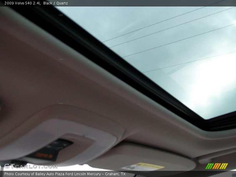 Black / Quartz 2009 Volvo S40 2.4i