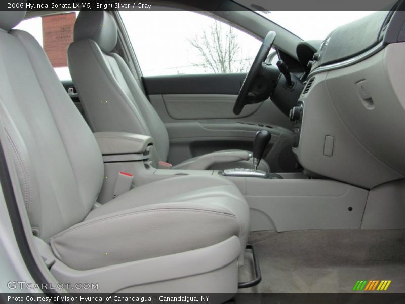 Bright Silver / Gray 2006 Hyundai Sonata LX V6