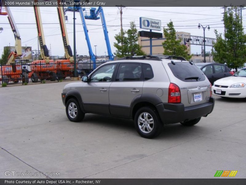 Sahara Silver / Gray 2006 Hyundai Tucson GLS V6 4x4