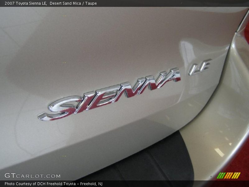 Desert Sand Mica / Taupe 2007 Toyota Sienna LE