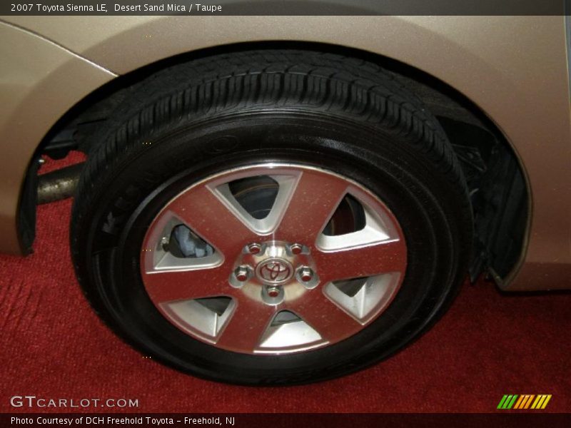 Desert Sand Mica / Taupe 2007 Toyota Sienna LE