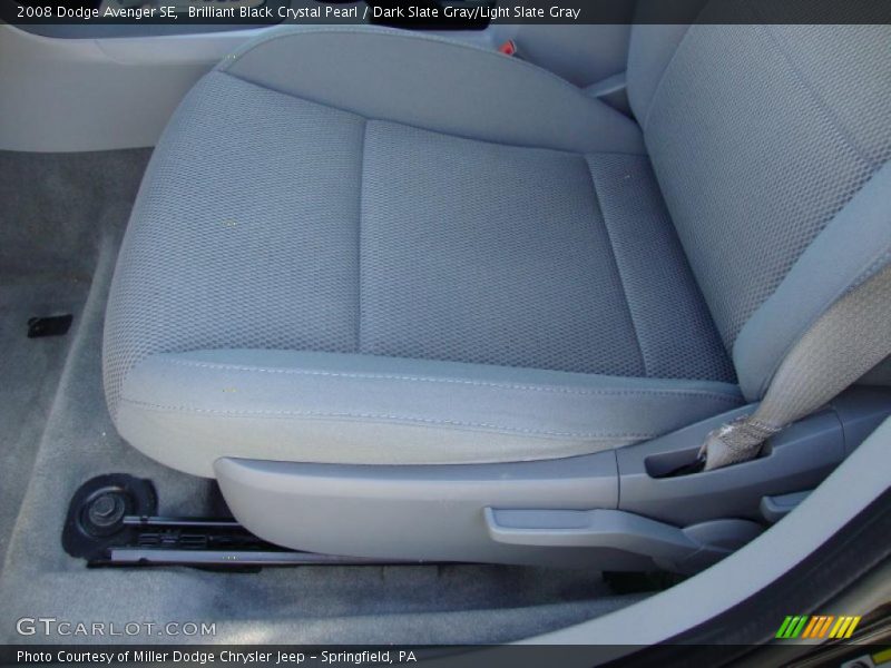 Brilliant Black Crystal Pearl / Dark Slate Gray/Light Slate Gray 2008 Dodge Avenger SE