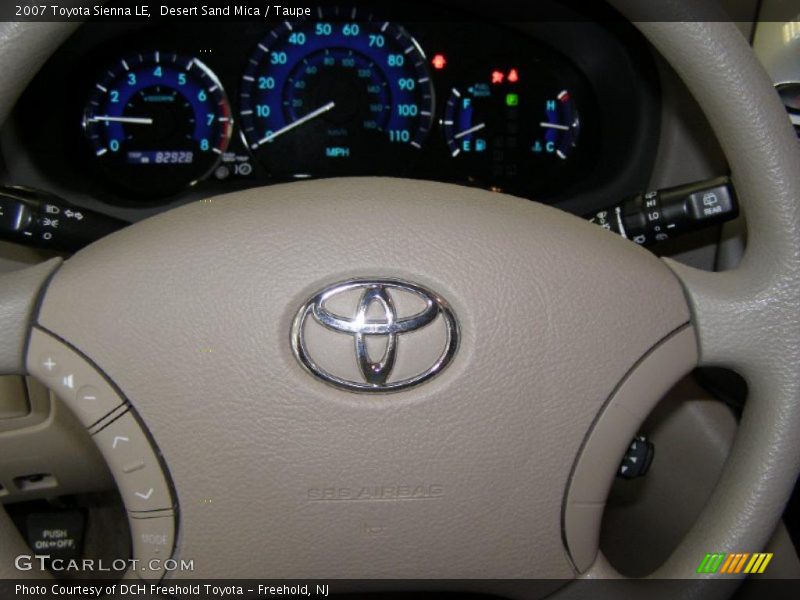 Desert Sand Mica / Taupe 2007 Toyota Sienna LE