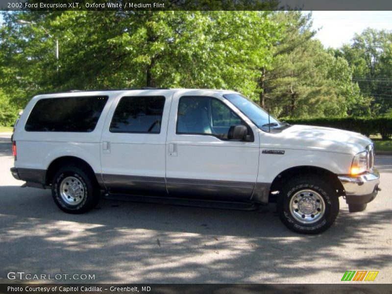 Oxford White / Medium Flint 2002 Ford Excursion XLT