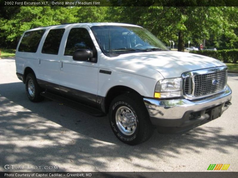 Oxford White / Medium Flint 2002 Ford Excursion XLT