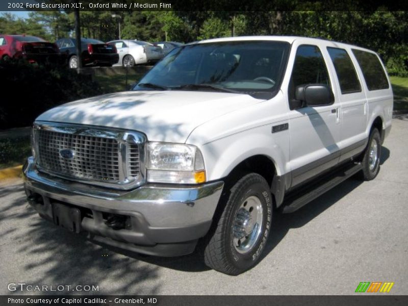 Oxford White / Medium Flint 2002 Ford Excursion XLT