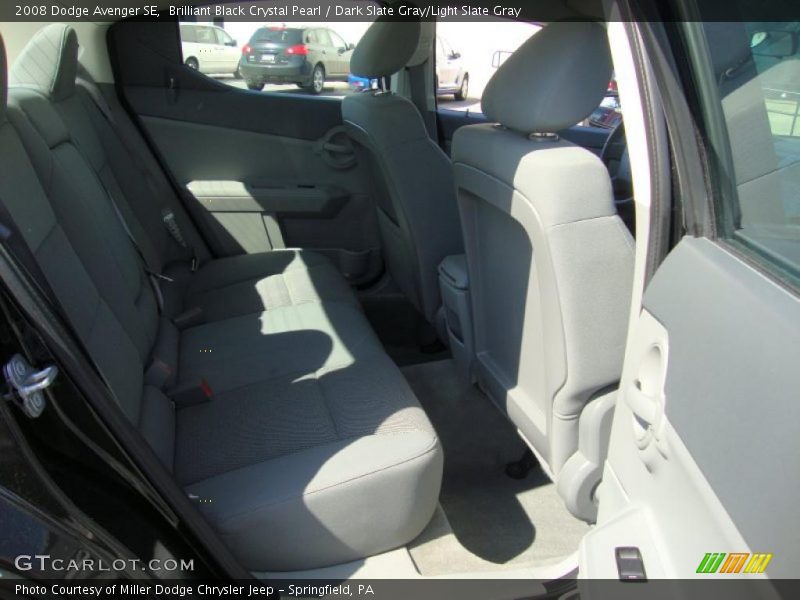 Brilliant Black Crystal Pearl / Dark Slate Gray/Light Slate Gray 2008 Dodge Avenger SE