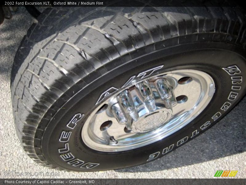 Oxford White / Medium Flint 2002 Ford Excursion XLT
