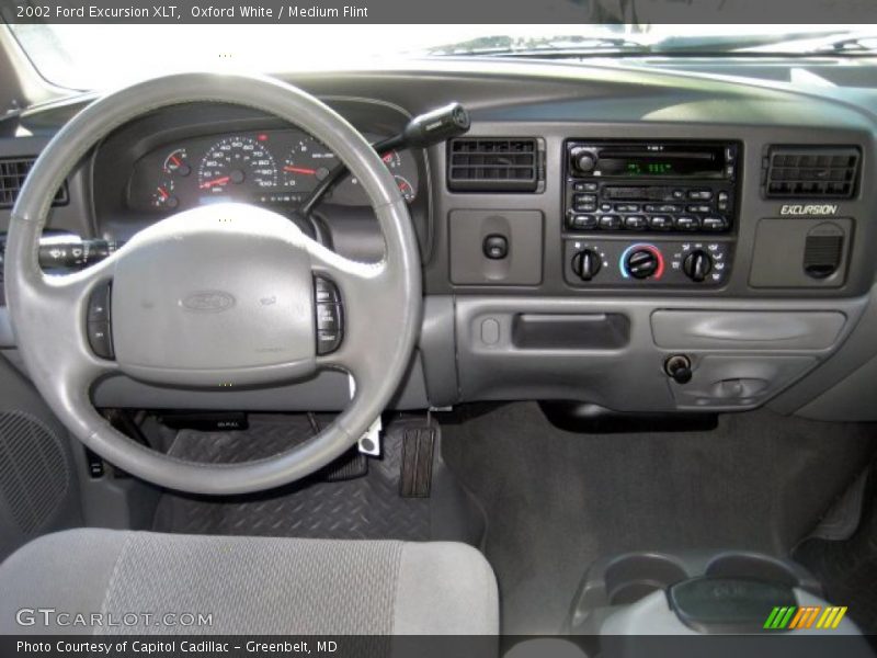Oxford White / Medium Flint 2002 Ford Excursion XLT