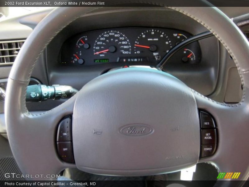 Oxford White / Medium Flint 2002 Ford Excursion XLT