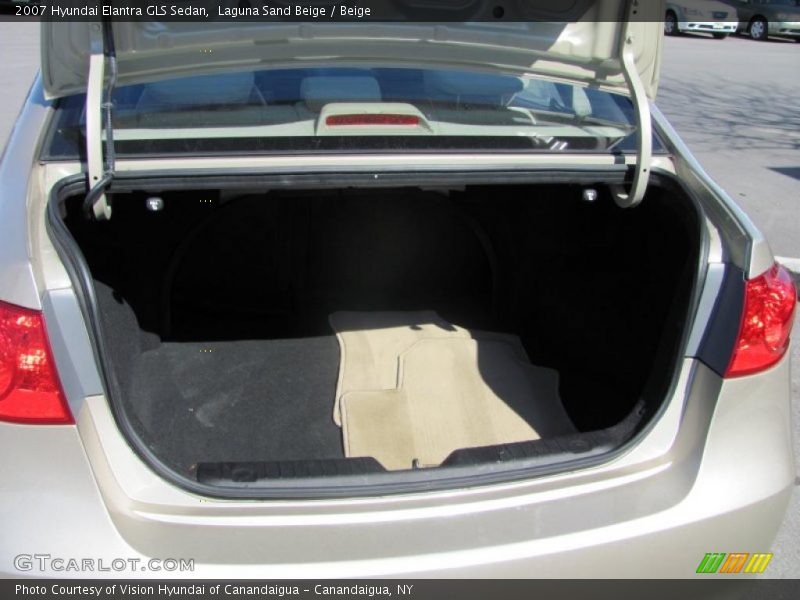Laguna Sand Beige / Beige 2007 Hyundai Elantra GLS Sedan