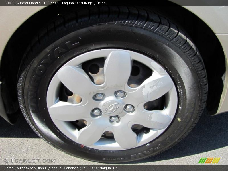 Laguna Sand Beige / Beige 2007 Hyundai Elantra GLS Sedan
