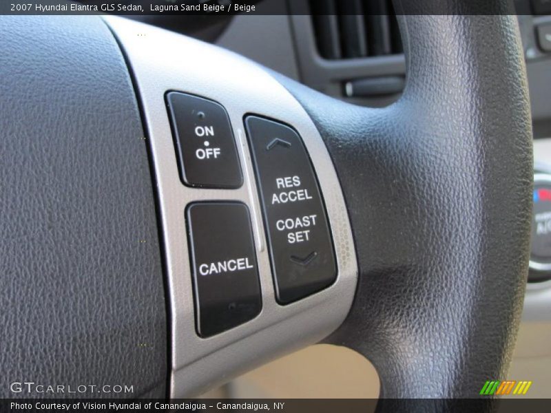 Laguna Sand Beige / Beige 2007 Hyundai Elantra GLS Sedan
