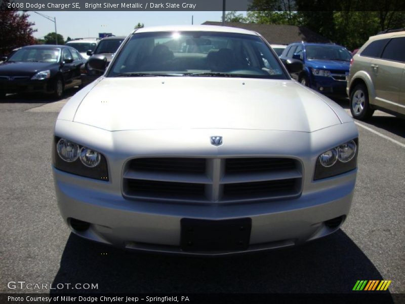 Bright Silver Metallic / Dark Slate Gray 2008 Dodge Charger SE