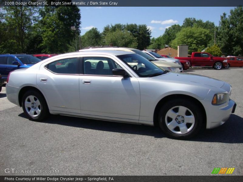 Bright Silver Metallic / Dark Slate Gray 2008 Dodge Charger SE