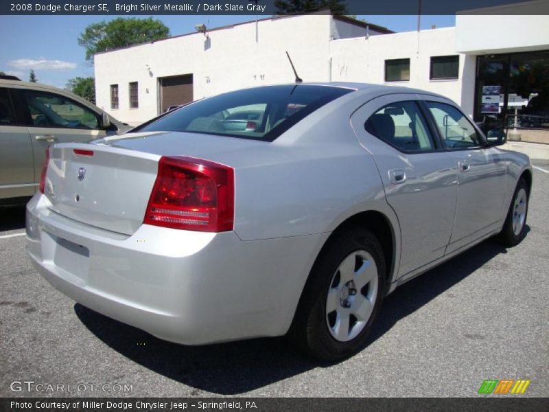Bright Silver Metallic / Dark Slate Gray 2008 Dodge Charger SE