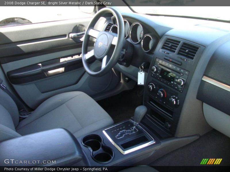 Bright Silver Metallic / Dark Slate Gray 2008 Dodge Charger SE