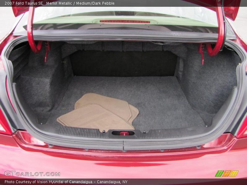 Merlot Metallic / Medium/Dark Pebble 2007 Ford Taurus SE
