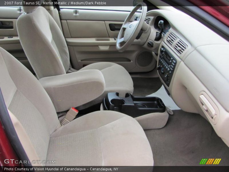 Merlot Metallic / Medium/Dark Pebble 2007 Ford Taurus SE