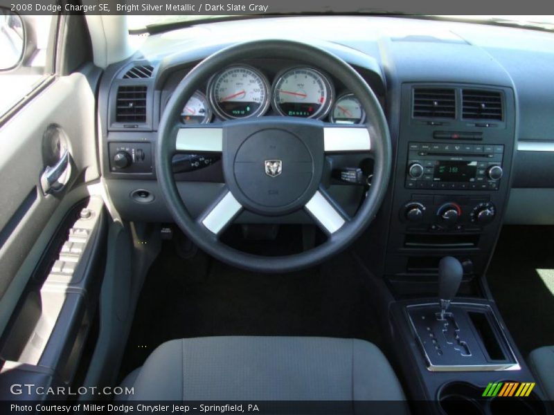 Bright Silver Metallic / Dark Slate Gray 2008 Dodge Charger SE