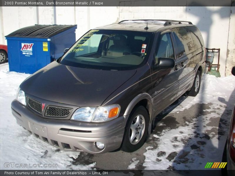 Dark Bronzemist Metallic / Taupe 2003 Pontiac Montana