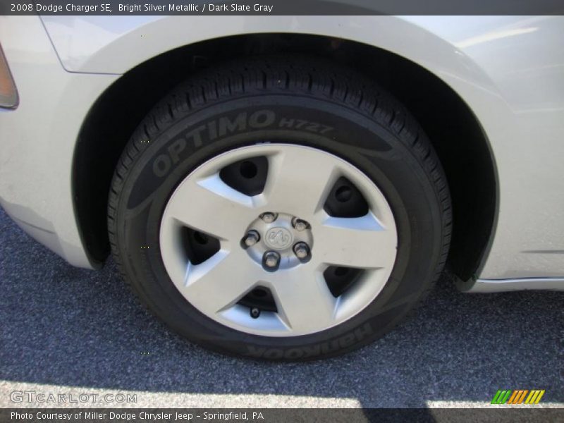 Bright Silver Metallic / Dark Slate Gray 2008 Dodge Charger SE