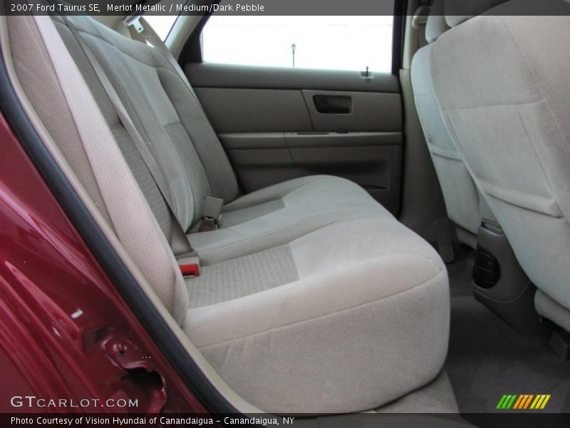 Merlot Metallic / Medium/Dark Pebble 2007 Ford Taurus SE