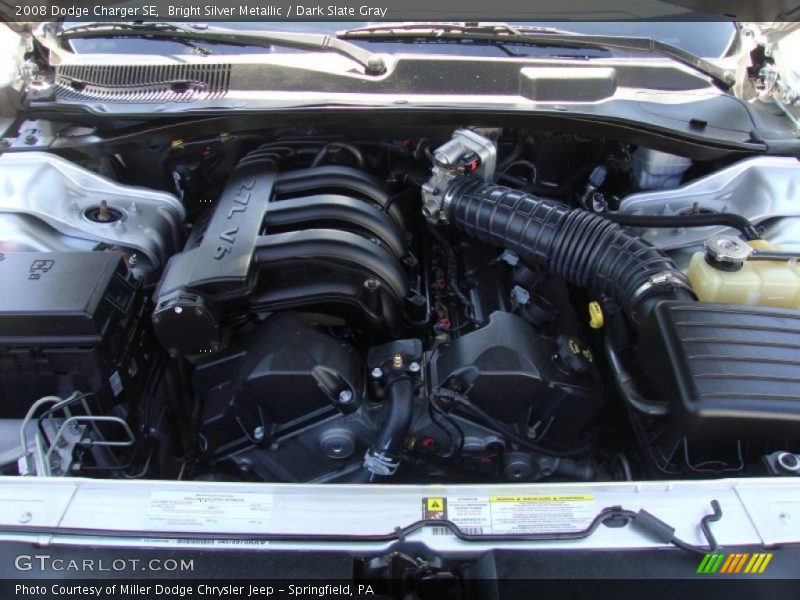 Bright Silver Metallic / Dark Slate Gray 2008 Dodge Charger SE